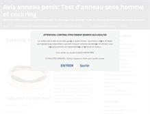 Tablet Screenshot of anneau-penis.com